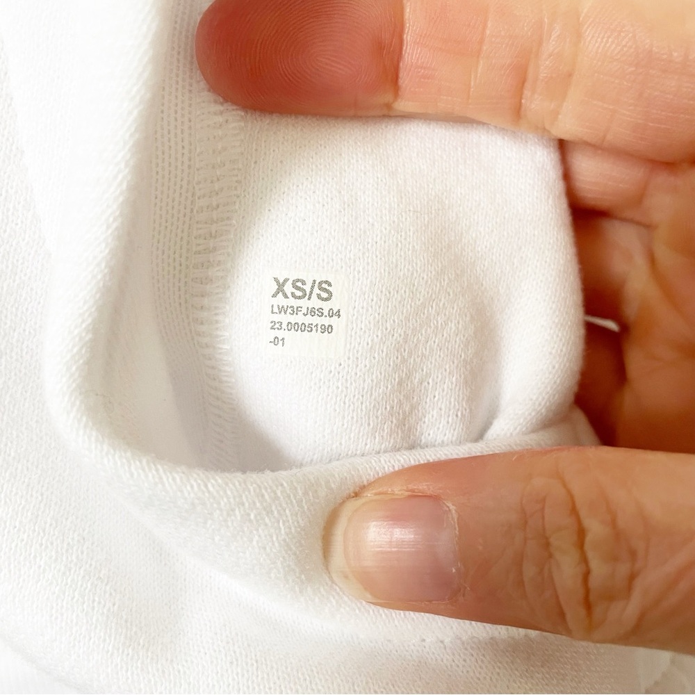 Lululemon Scuba Oversized Funnel Neck White Size XS / Small NEW - Picture 6 of 7